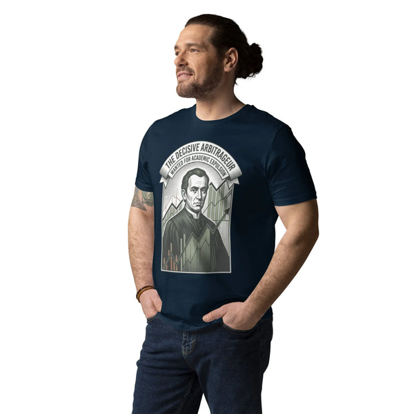 The Arbitrageur Tee | Sustainable Organic Cotton for Gamers & Strategists - Sustainable Organic Design | Detailed Alternative View