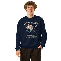 Petal Pluck Organic Gamer Sweatshirt - Sustainable Organic Design | Detailed Alternative View