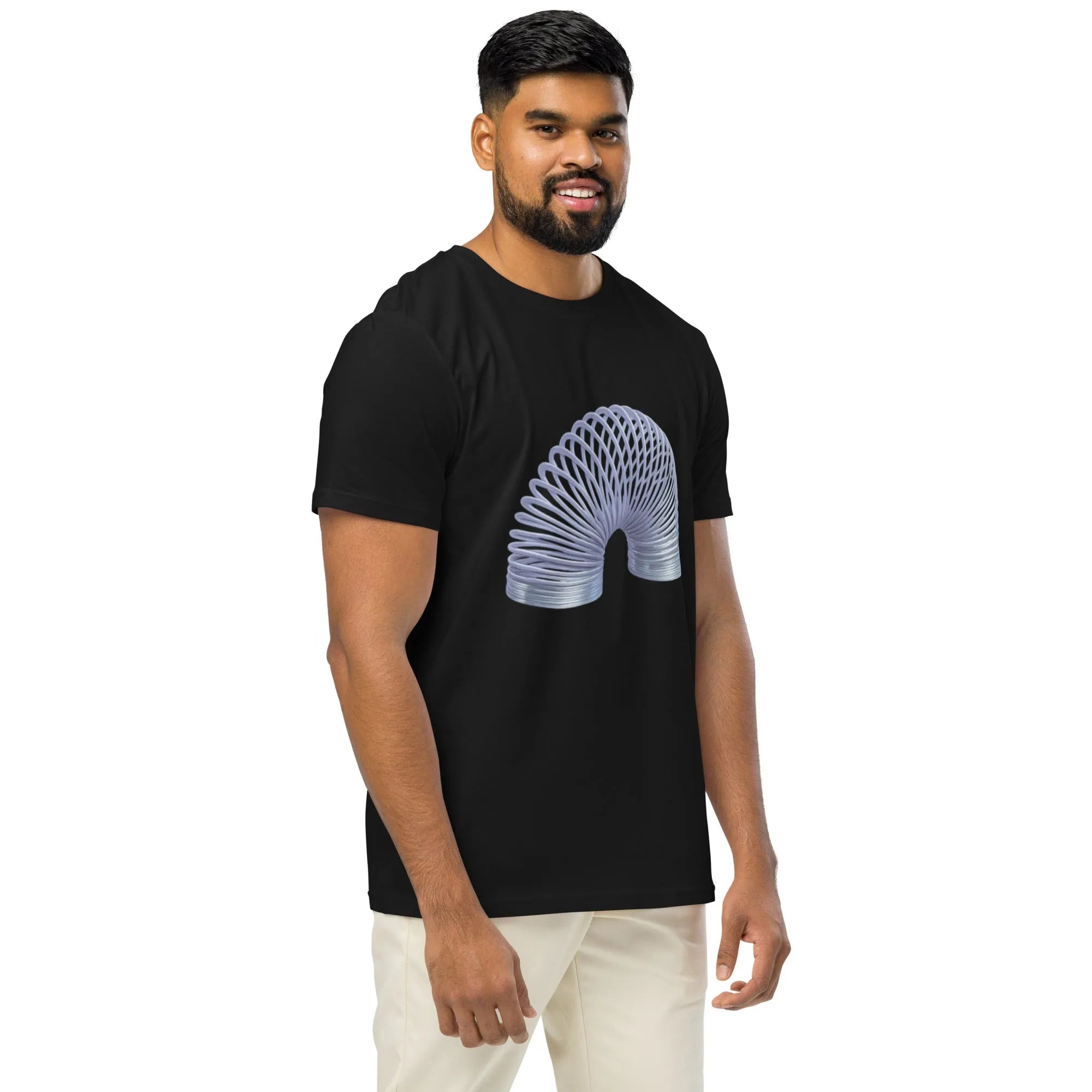 90s Retro Slinky Tee | 100% GOTS Organic Cotton - Sustainable Organic Design | Detailed Alternative View
