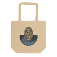 Canyon Hat Architectural Tote | Organic Cotton & Minimalist Design - Sustainable Organic Design | Detailed Alternative View