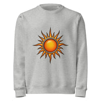 Organic Cotton Tribal Sun Sweatshirt – GOTS & Vegan Certified - Sustainable Organic Design | Detailed Alternative View