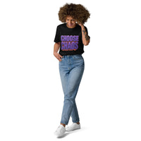 Choose Chaos Organic Cotton Tee – Unisex Sustainable Streetwear - Sustainable Organic Design | Primary Mockup Front View