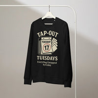 Tap Out Tuesdays Organic Gamer Sweatshirt - Sustainable Organic Design | Detailed Alternative View