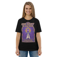 Sacred Game Night Organic Tee | Sustainable Gamer Streetwear - Sustainable Organic Design | Primary Mockup Front View