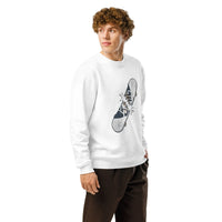 Kickflip Organic Sweatshirt – Retro Skate Energy - Sustainable Organic Design | Primary Mockup Front View