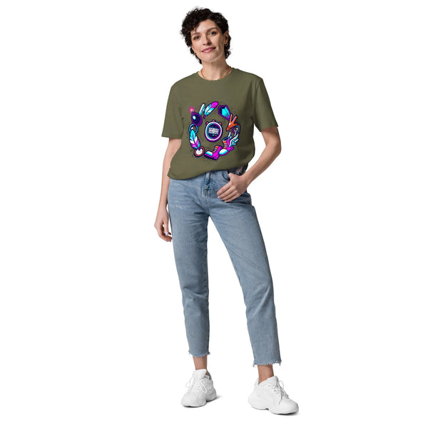 Pixel Quest Tee | Sustainable Organic Cotton for the Modern Gamer - Sustainable Organic Design | Detailed Alternative View