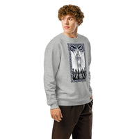 Apocalyptic Boardwipe Organic Gamer Sweatshirt | Sustainable Streetwear - Sustainable Organic Design | Primary Mockup Front View