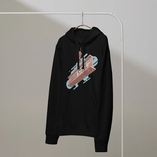 High Steel Ironworker Hoodie | Organic Sustainable Workwear - Sustainable Organic Design | Detailed Alternative View
