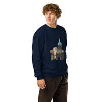 Western Saloon Still Life Organic Sweatshirt | Cowboy Renaissance - Sustainable Organic Design | Detailed Alternative View