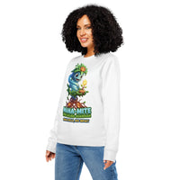 Mana-Mite Organic Gamer Sweatshirt | The Sapling Guardian - Sustainable Organic Design | Detailed Alternative View