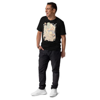 Dragons, Diapers & Dungeons | Organic Sustainable Gamer Tee - Sustainable Organic Design | Detailed Alternative View
