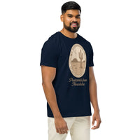 Postcards from Nowhere Organic Cotton Tee – Vintage Western Style - Sustainable Organic Design | Primary Flat-lay Front View