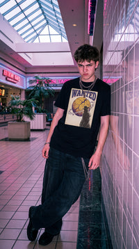 Cosmic Frontier Tee - 90s Mall Goth in 90s Mall Food Court - Y2K Eco-Tech