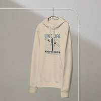 Line Life Organic Hoodie | Storm Duty Edition - Sustainable Organic Design | Detailed Alternative View