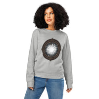 Arcane Compass Organic Gamer Sweatshirt - Sustainable Streetwear - Sustainable Organic Design | Detailed Alternative View
