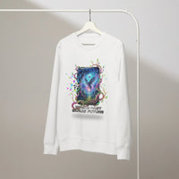 Arcane Future Organic Sweatshirt | Sustainable Gamer Streetwear - Sustainable Organic Design | Primary Mockup Front View