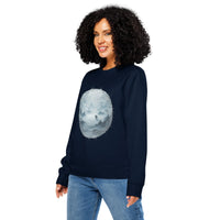 Frozen Stasis Orb Organic Gamer Sweatshirt | Sustainable Streetwear - Sustainable Organic Design | Detailed Alternative View