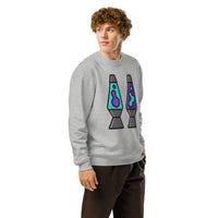 Organic Cotton Lava Lamp Sweatshirt – GOTS & Vegan Certified - Sustainable Organic Design | Primary Mockup Front View
