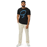 Neon Lasso Orbit Organic Cotton Tee | Cowboy Renaissance - Sustainable Organic Design | Detailed Alternative View