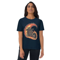 Architected for Impact: The Reaper Moto Organic Cotton T-Shirt - Sustainable Organic Design | Detailed Alternative View