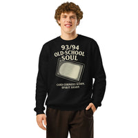 Old School Soul Organic Gamer Sweatshirt - Sustainable Organic Design | Primary Mockup Front View