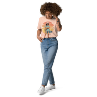 California Cowgirl Chic Organic Cotton T-Shirt - Design Delight Studio