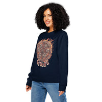 Wheel of Reckoning Organic Gamer Sweatshirt | Verified Sustainable Streetwear - Sustainable Organic Design | Detailed Alternative View