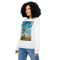 Hourglass of Lost Turns | Organic Gamer Streetwear Sweatshirt - Sustainable Organic Design | Primary Mockup Front View