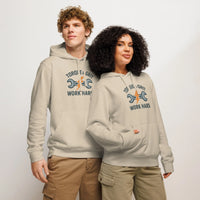 Torque & Grit™ Organic Workwear Hoodie | Blue-Collar Edition - Sustainable Organic Design | Detailed Alternative View