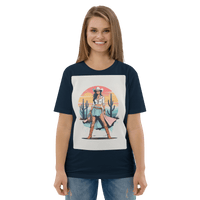 California Cowgirl Chic Organic Cotton T-Shirt - Design Delight Studio