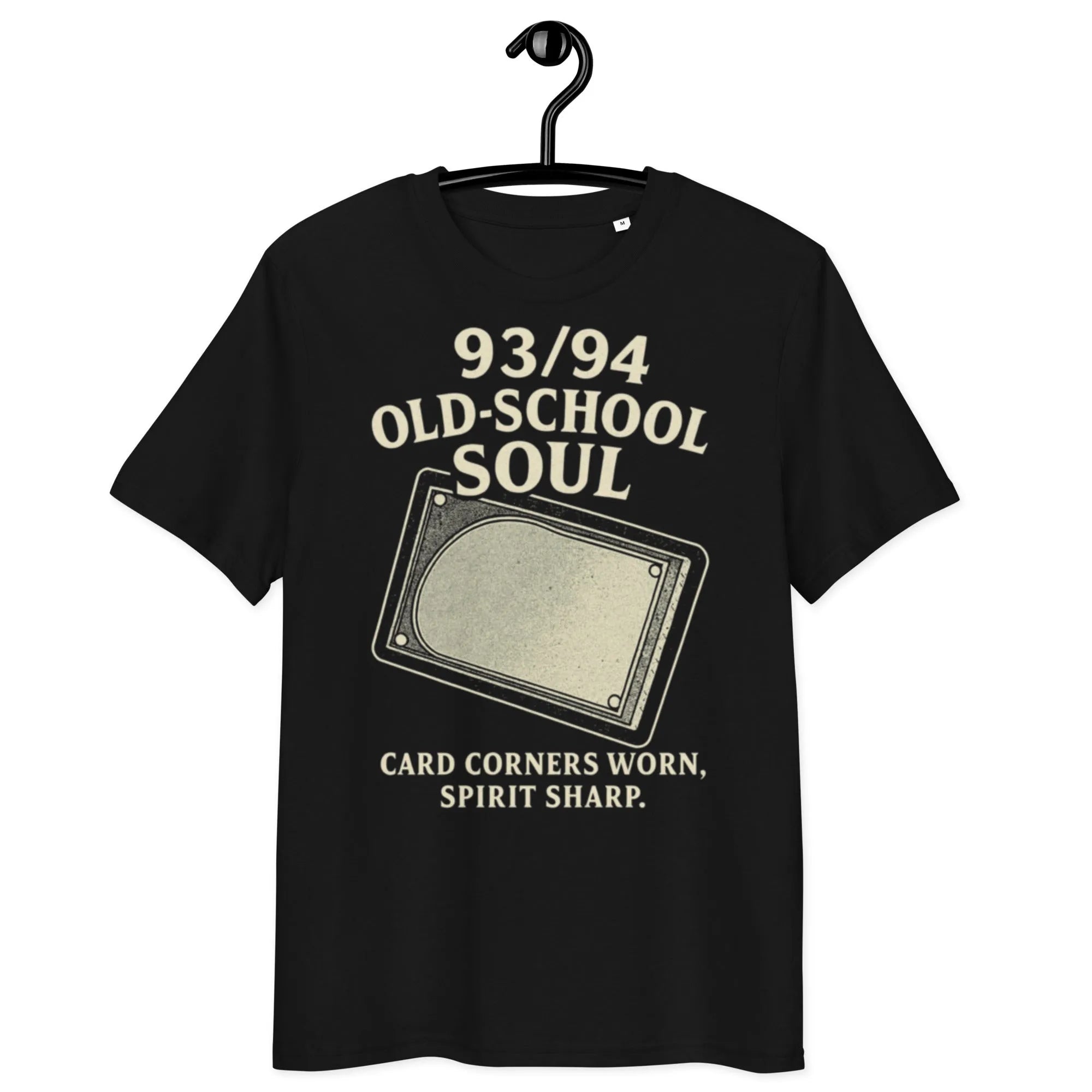 93/94 Old-School Soul Organic Tee – Sustainable Gamer Streetwear - Sustainable Organic Design | Detailed Alternative View
