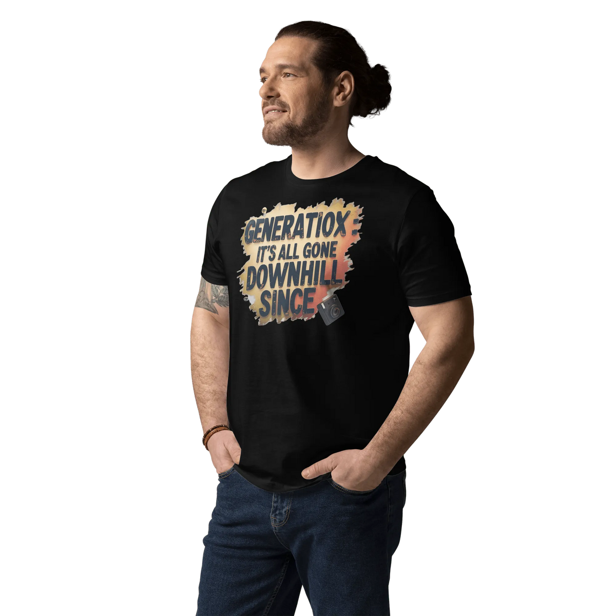 Embrace the Nostalgia (Responsibly) with Our Gen X Sarcasm Tee - Design Delight Studio