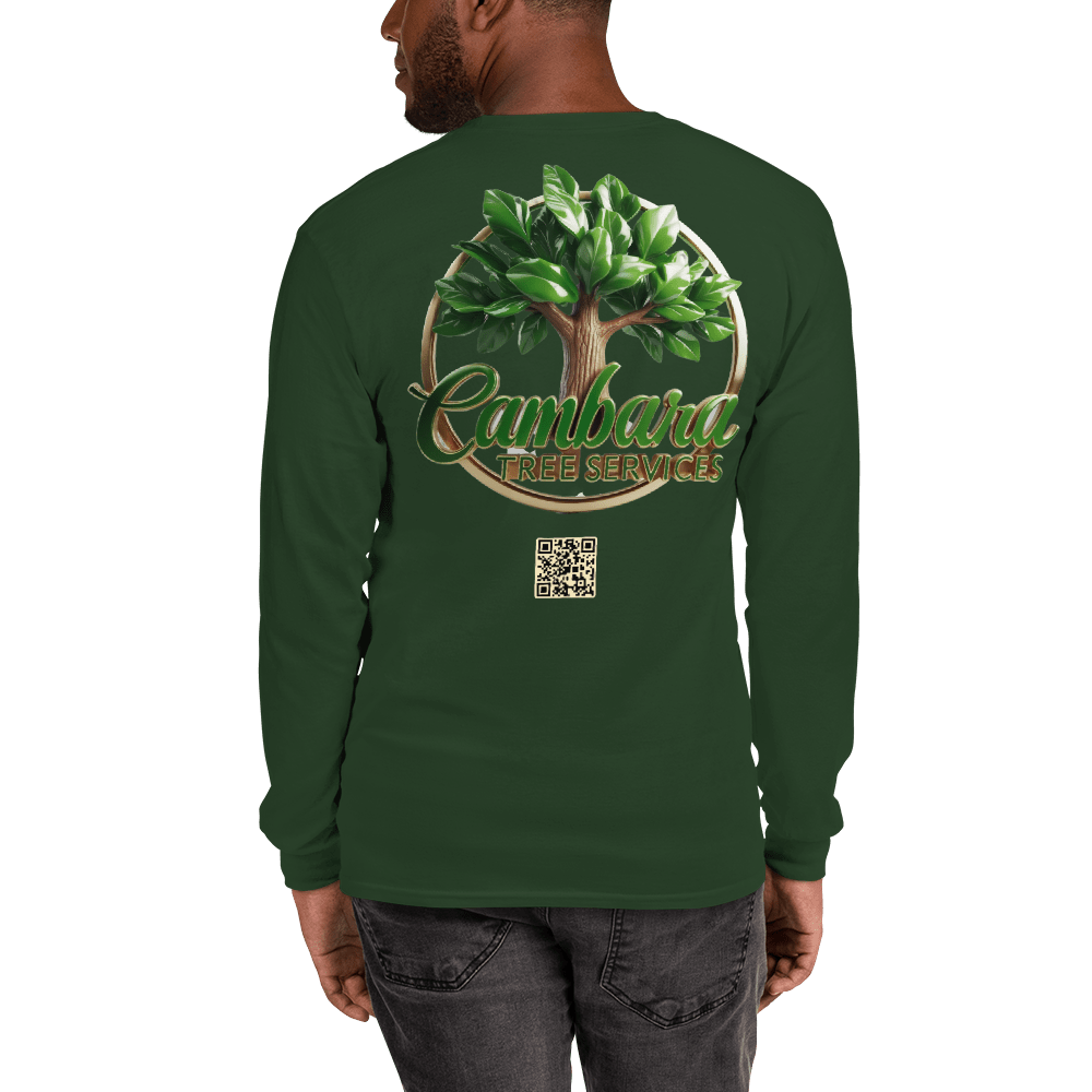 Custom Cambara Tree Services Long Sleeve Shirt – Premium Cotton, Eco - Friendly Print, Durable Workwear - Design Delight Studio