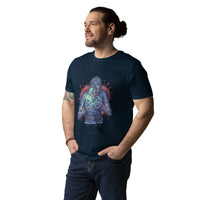 The Mad Scientist Tee | Sustainable Organic Cotton Artwear - Sustainable Organic Design | Detailed Alternative View