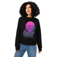Neon Mesa Organic Crewneck | Cowboy Renaissance Collection - Sustainable Organic Design | Primary Mockup Front View