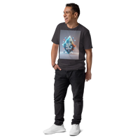 "Melting Reality: Ice Caps Are Disappearing" – Organic Cotton Climate Awareness Tee - Design Delight Studio