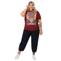 Wild West Revival T-Shirt - Retro Cowboy Graphic Organic Tee - Design Delight Studio