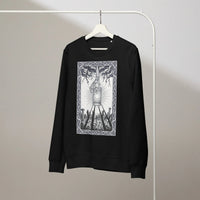 Apocalyptic Boardwipe Organic Gamer Sweatshirt | Sustainable Streetwear - Sustainable Organic Design | Detailed Alternative View