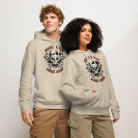 Knuckle Buster Legend Organic Hoodie | Sustainable Mechanic Streetwear - Sustainable Organic Design | Detailed Alternative View