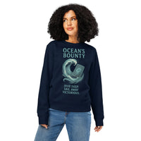 Oceans Bounty Organic Gamer Sweatshirt - Sustainable Organic Design | Detailed Alternative View