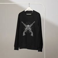 Mystic Revolver Organic Crewneck | Sustainable Western Streetwear - Sustainable Organic Design | Primary Mockup Front View
