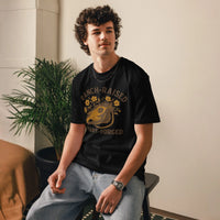 Ranch-Raised Heart-Forged Organic T-Shirt | Cowboy Renaissance - Sustainable Organic Design | Primary Flat-lay Front View