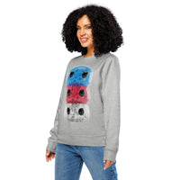 Stack Buddies Organic Sweatshirt | Verified Sustainable Gamer Streetwear - Sustainable Organic Design | Primary Mockup Front View
