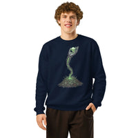 Necro Bloom Organic Gamer Sweatshirt - Sustainable Streetwear - Sustainable Organic Design | Detailed Alternative View