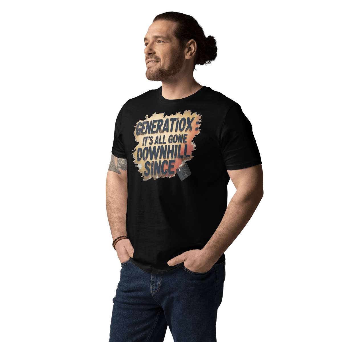 Embrace the Nostalgia (Responsibly) with Our Gen X Sarcasm Tee - Design Delight Studio