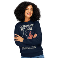 Sideboarded My Soul Organic Gamer Sweatshirt - Sustainable Streetwear - Sustainable Organic Design | Detailed Alternative View