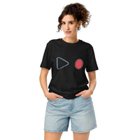 Play & Record Organic Cotton T-Shirt | Retro Gamer Edition - Sustainable Organic Design | Primary Mockup Front View