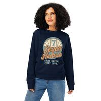 Seven & Heaven Organic Gamer Sweatshirt - Sustainable Organic Design | Detailed Alternative View