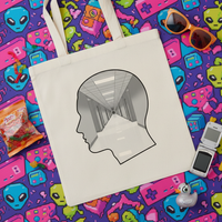 Conscious Corridor Organic Tote | Surreal Art & GOTS Certified