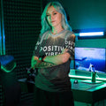 Limited Edition: Positive Vibes Only Premium Recycled Polyester Performance T-Shirt - Design Delight Studio